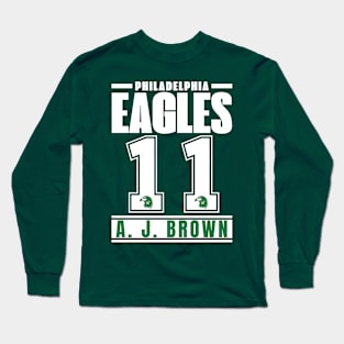 Philadelphia Eagles A. J. Brown 11 American Football Long Sleeve T-Shirt